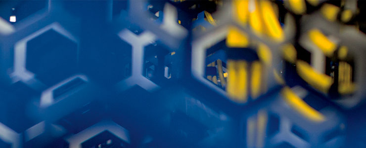 a close up of a data centre wires
