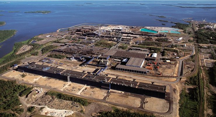 una grande massa d'acqua